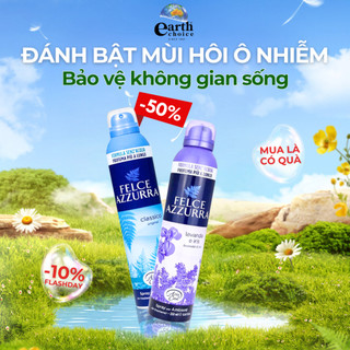 Xịt Phòng Thơm Felce Azzurra - Chai Sịt Thơm Phòng Ngủ Hương Nước Hoa Dịu Nhẹ Tươi Mát Lọ 250ml