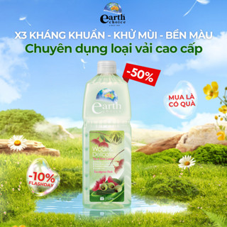 Nước Giặt Earth Choice 3in1 Hương Bạch Đàn Dịu Nhẹ, Làm Sạch Vết Bẩn, Lưu Hương 72h