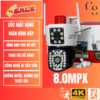 Camera yoosee ngoài trời 2k mẫu mới - góc rộng