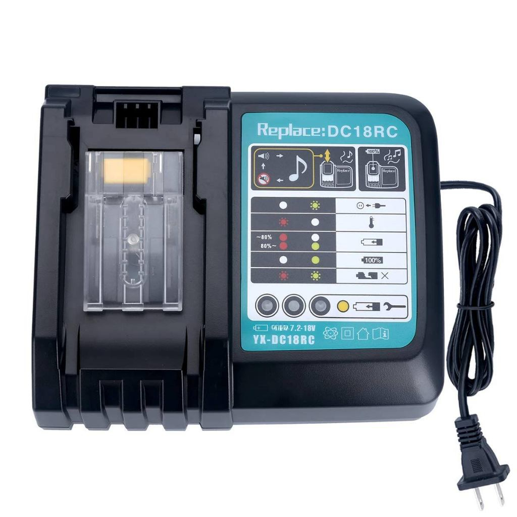 Sạc pin makita 14V 18V DC18RC 6A 7.2V-18V nhận mạch Zin