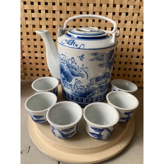 bộ bình trà 1.500 ml và 6 tách