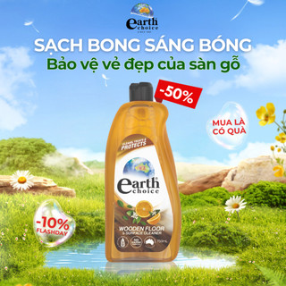 Nước Lau Đồ Gỗ & Sàn Gỗ Earth Choice 750ml, Giữ Màu Gỗ Tự Nhiên, Không Co Rót, Thành Phần Hữu Cơ