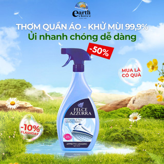 Xịt Thơm Quần Áo Felce Azzurra - Chai Nước Xịt Khử Mùi Vải Làm Mềm, Chống Ẩm Mốc 750ml