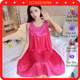Váy ngủ bầu nữ mặc nhà họa tiết hoa lá 653 💜  Đồ ngủ nữ 💜 Váy nữ 💜 Đầm bầu nữ