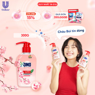 Nước Giặt Đồ Lót OMO Hương Hoa Anh Đào Thanh Lịch 300G