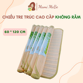 Chiếu Tre Trúc Cao Cấp Chống Đổ Mồ Hôi Lưng Cho Bé Ngủ Ngon, Chiếu Tre Kích Thước 60x120cm Trải Nôi Cũi Giường