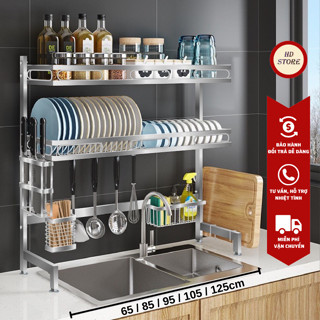 🚛🆓 Kệ Để Bát Đĩa Đa Năng Thông Minh - Giá Để Đồ Chén Đĩa - CHẤT LIỆU INOX KHÔNG GỈ