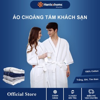 Áo Choàng Tắm Khách Sạn HANTEXHOME (100% cotton, mềm mại, thấm hút tốt)