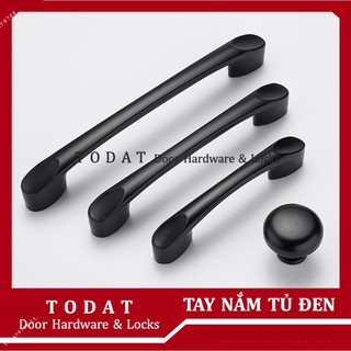 Tay nắm tủ cao cấp màu đen - tay tủ đen mã số 13