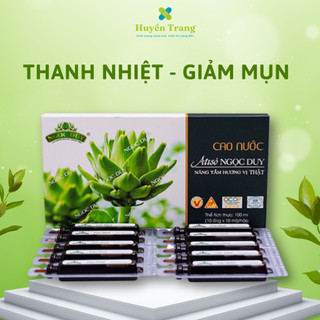  Cao nước atiso Ngọc Duy Đà Lạt cao cấp- Giảm mụn Giải độc gan  Hộp 10 ống  - Mua 10 hộp tặng 10 ống 