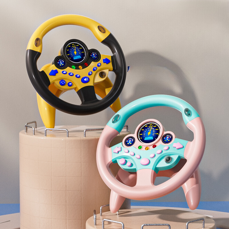 Đồ Chơi Vô lăng Xe Hơi Kèm Âm Thanh Vui Nhộn Đế Hít Bám Dính Tốt Trên Các Bề Mặt Cho Bé Vui Chơi 890