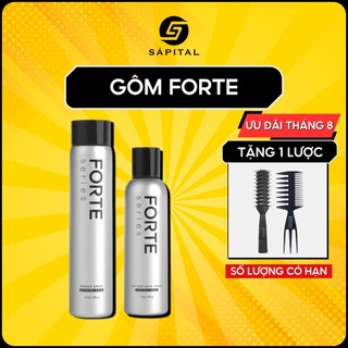 Gôm xịt tóc Forte Series Freeze Spray 284g & Texture Hair Spray 198g | Tăng cường giữ nếp tóc tối đa