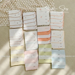 Set 5 khăn sữa xô nous mẫu mới cho bé, khăn sữa muslin nous, khăn sữa cho bé