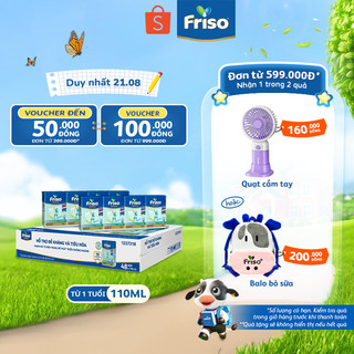 Thùng 48 hộp Sữa uống dinh dưỡng Friso Gold (110ml/hộp)
