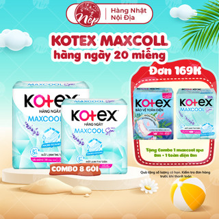 Băng vệ sinh Kotex hằng ngày cool 20 miếng - Nếp Shop