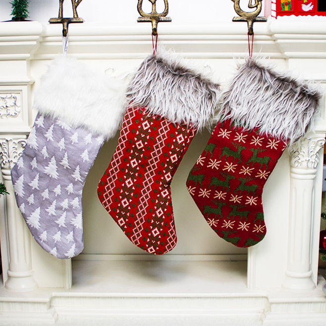 Phụ Kiện Trang Trí Noel Décor Cây Thông Vớ Giáng Sinh Size Lớn VO13