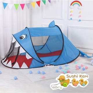 (FreeShip) Lều trẻ em cá mập Baby shark, Lều cho bé