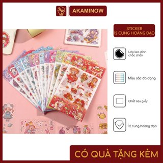 Sticker chủ đề 12 cung hoàng đạo cute