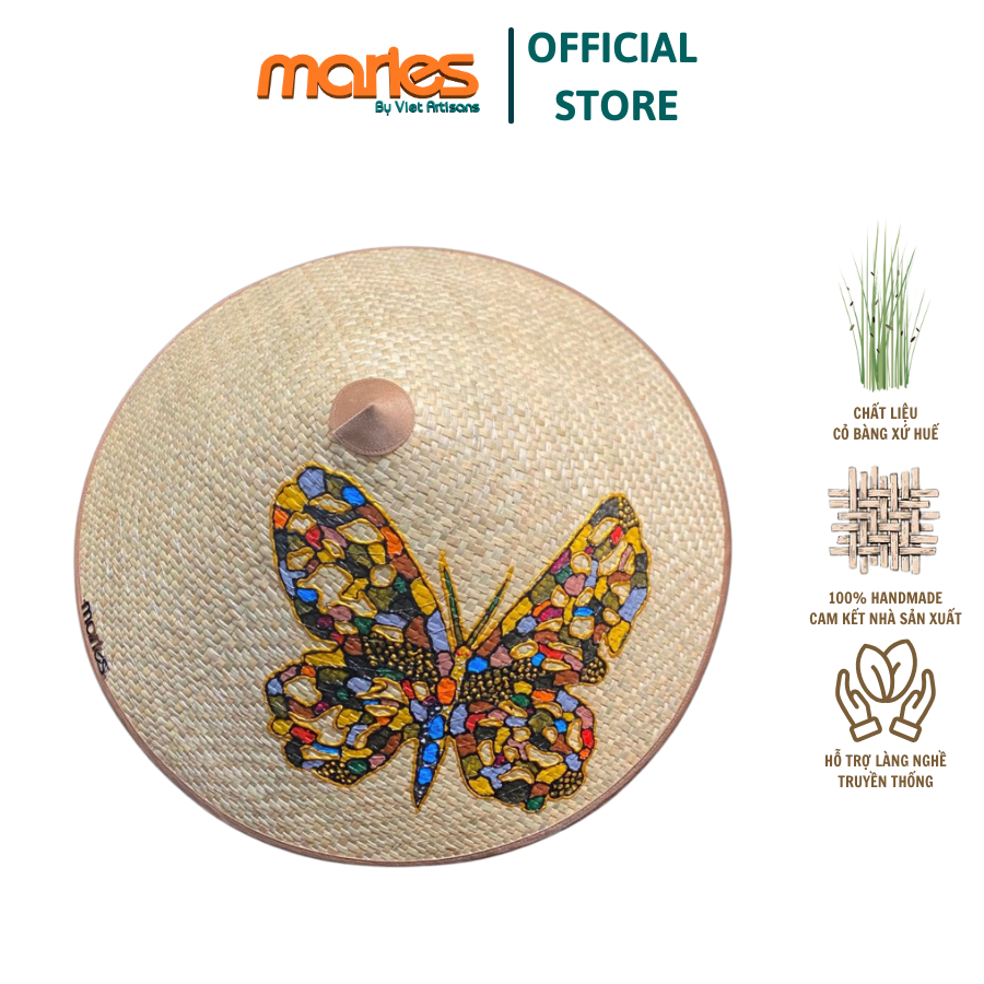 Nón Cỏ Bàng Maries BST MOSAIC