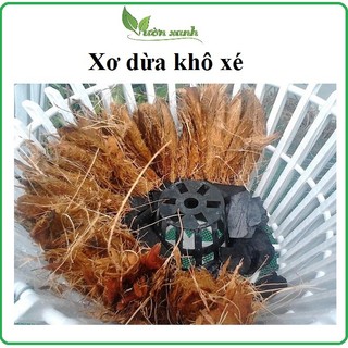 Xơ dừa khô/ xơ dừa xé dùng lót chậu, trồng hoa lan, giữ ẩm cho chậu cây
