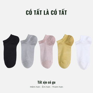 Tất Cổ Ngắn Có Tất Là Có Tất cho nữ chất liệu sợi sồi cao cấp mềm mịn siêu thấm hút và thoáng mát_NANGMIL