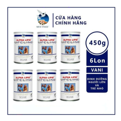 [Chính hãng cạo mã code] Combo 6 lon sữa non Alpha Lipid Lifeline (New Zealand)