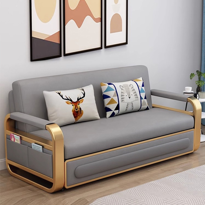 Giường Sofa Gấp Gọn Đa Năng Thành Ghế Thông Minh Có Ngăn Chứa Đồ Tiết Kiệm Không Gian - Bảo Hành 3 N