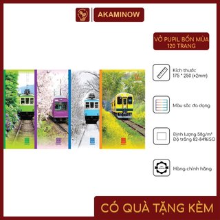 Vở Pupil Bốn mùa 120 trang