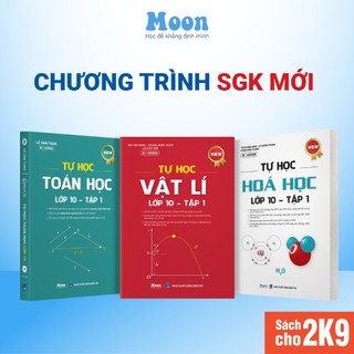 Sách tự học Toán, Lý, Hóa lớp 10 học kỳ 1 chương trình SGK mới | Sách ID
