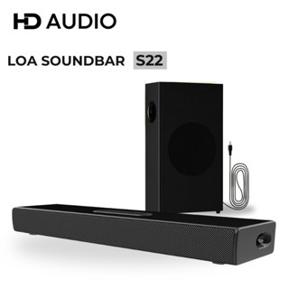  Loa thanh SOUNDBAR S22 Loa Thanh Dành Cho TV Đa Dạng Kết Nối Bluetooth 5.0 Công Suất 120W Âm Thanh Sống Động 