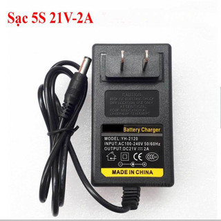 Sạc Pin 21V 2A cho máy khoan pin,máy mài,máy bulong...