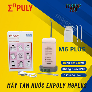 Máy tăm nước ENPULY Mini M6 Plus, 3 chế độ phun, nhỏ gọn, thích hợp mang đi du lịch