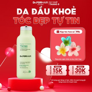 Dầu xả chiết xuất thực vật, an toàn và dịu nhẹ CHO DA NHẠY CẢMDr.FORHAIR Hàn Quốc Phyto Therapy Treatment 300ml
