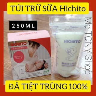 [Đã Tiệt Trùng 100%]Set 30 Túi Trữ Sữa Mẹ 250ml HICHITO-ICHIKO(Cam Kết Chính Hãng)