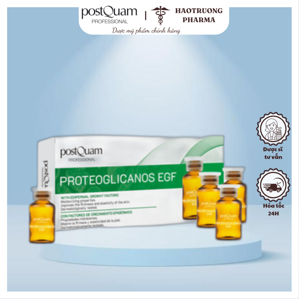 [Hàng công ty] PostQuam Proteoglicanos EGF Huyết thanh tăng sinh tế bào, chữa sẹo rỗ Post Quam