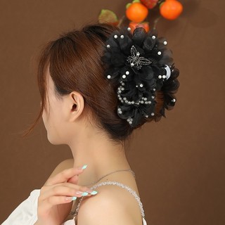  Kẹp Tóc Càng Cua Hình Bướm Đính Ngọc 15cm Kẹp Tóc Hàn Quốc Cặp tóc cho người trung niên nhảy dân vũ 