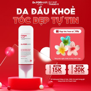 Muối tẩy tế bào chết da đầu, làm sạch da đầu Dr.FORHAIR Sea Salt Scaler 300g và 50g