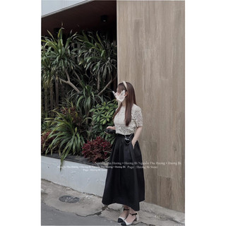 Set áo ren mix CV dài ND