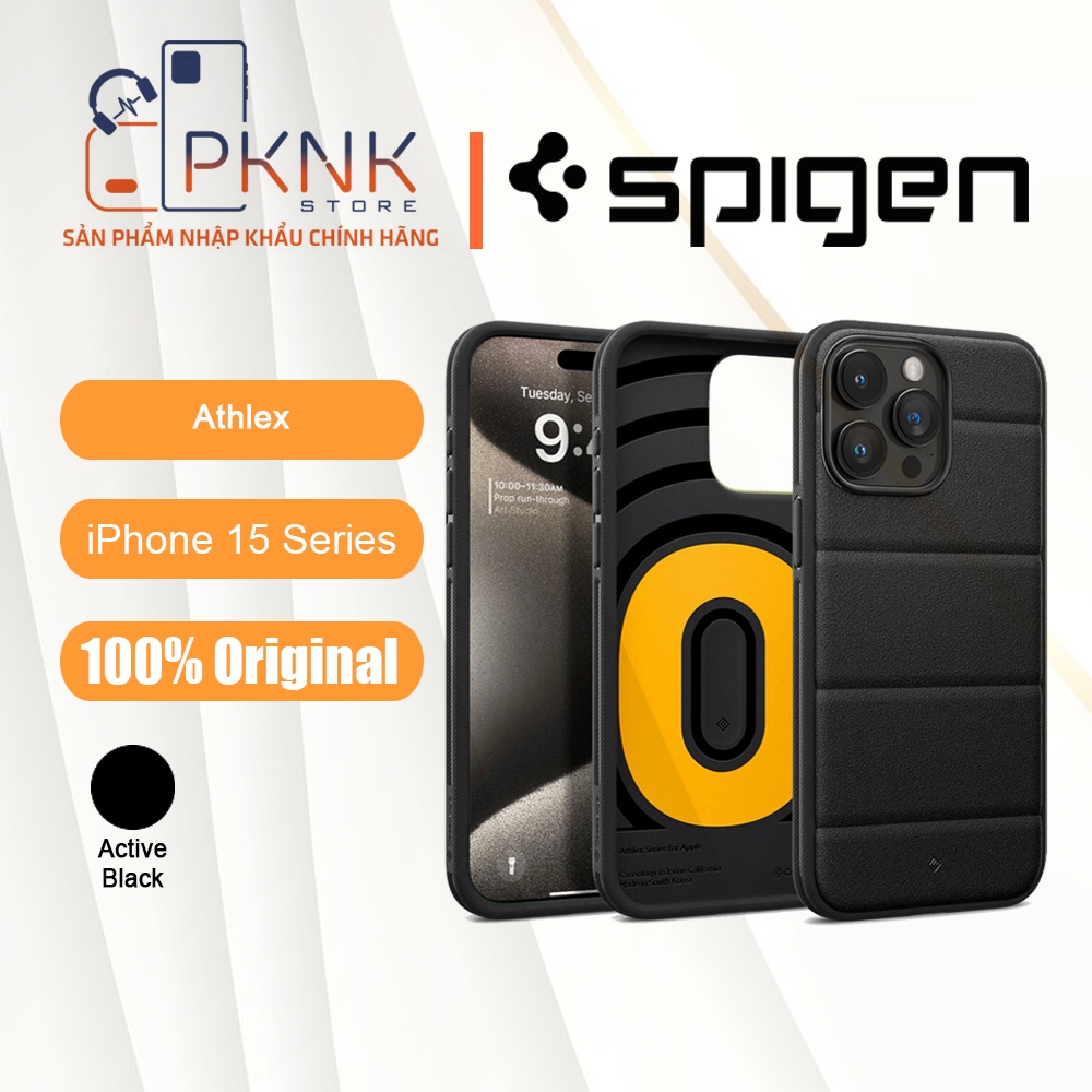 Ốp Lưng Spigen Caseology Athlex Active iPhone 15 Pro 15 Pro Max