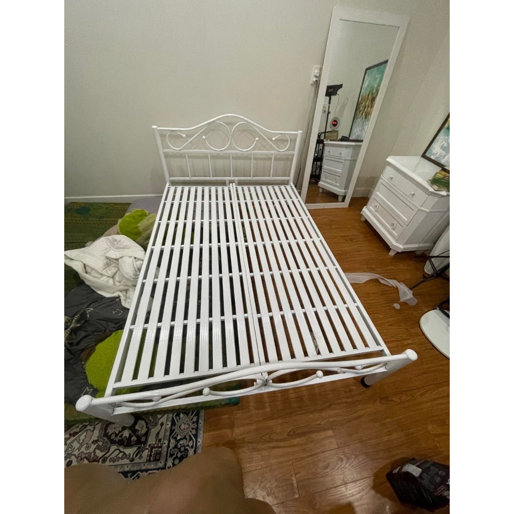 [RẺ NHẤT ] giao nhanh giường sắt thiết kế kiểu cổ điển 1m2-1m8x2m -new 100% bền đẹp miễn ship -rap H