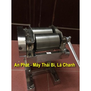 Máy thái bì heo da lợn lá chanh bằng INox quay tay