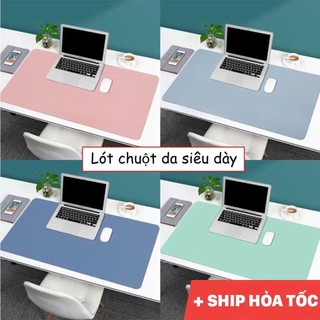 Lót da, lót chuột trải bàn làm việc chất liệu da PU cao cấp chống nước bụi bẩn