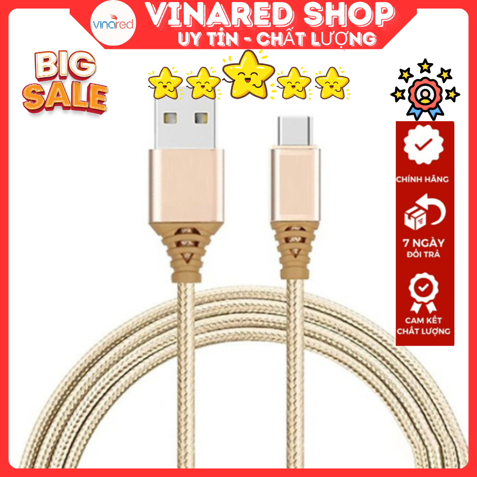 Cáp sạc dây dù 3m cổng type C
