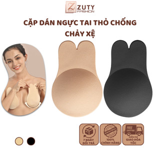 Miếng dán ngực ti nâng ngực áo dán ngực tai thỏ chống chảy xệ thoáng mát giúp nâng tốt vòng một ZUTY 0950