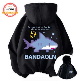Áo hoodie nam unisex dày dặn form rộng chất nỉ bông có mũ trùm đầu - Xưởng may an cường HD022