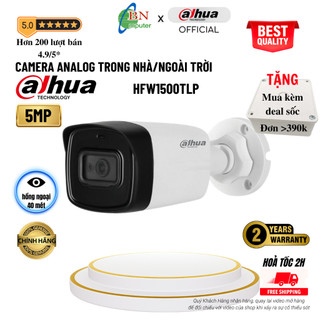 Camera quan sát HAC-HFW 1500TLP thân nhựa 5.0MP, chính hãng bảo hành 24 tháng