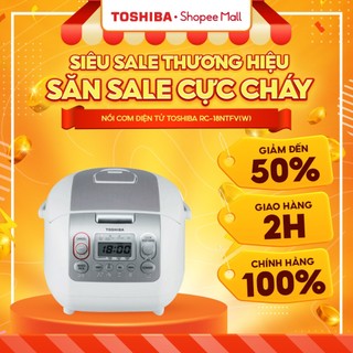 Nồi cơm điện tử Toshiba RC-18NTFV(W) 1.8L - Hàng chính hãng, bảo hành 12 tháng