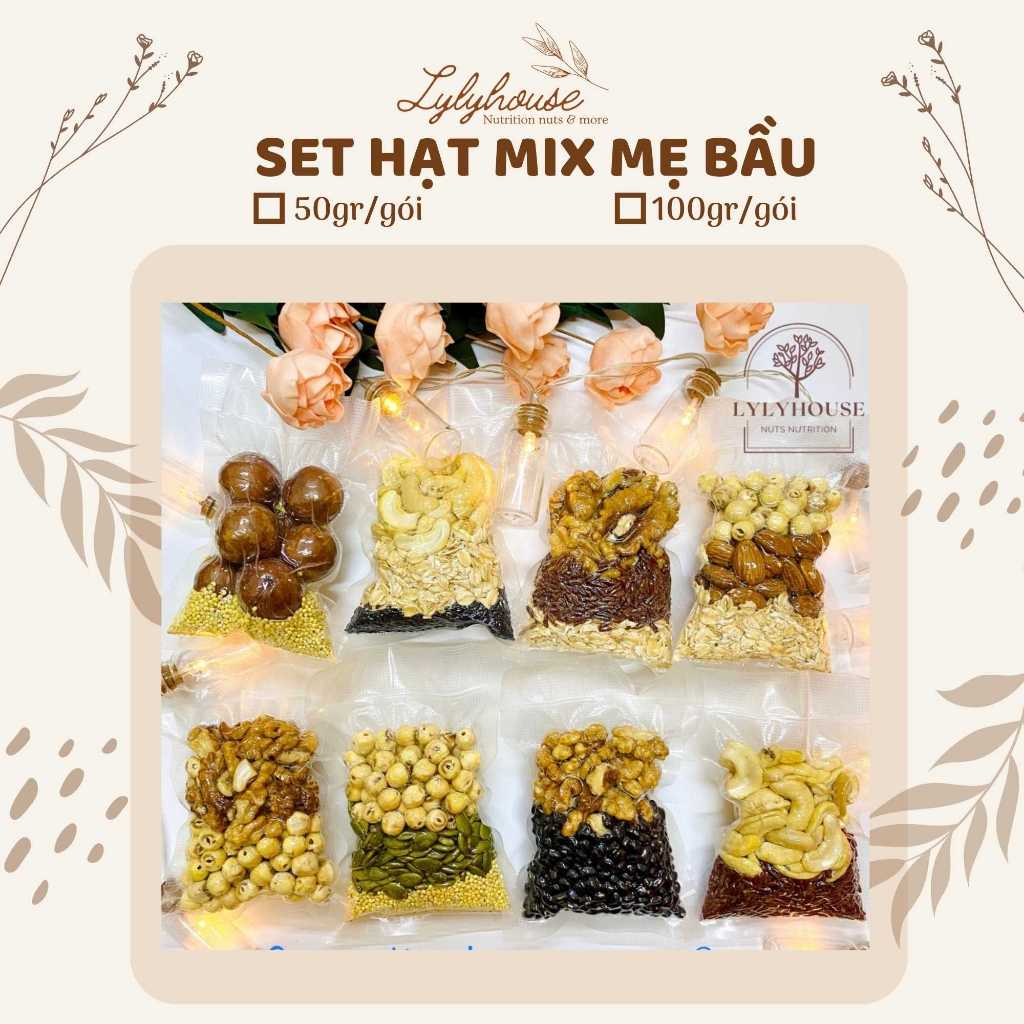 (Mẹ bầu) Set hạt dinh dưỡng mix sẵn tiện lợi
