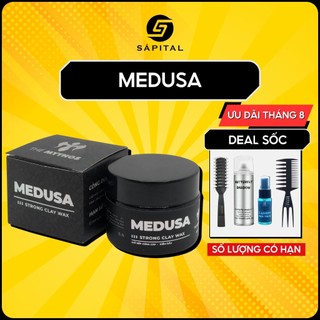 Sáp Vuốt tóc nam Medusa 56g by The Mythos Chính hãng | Phù hợp tóc mỏng dầu - Tăng độ phồng - Giữ nếp 12 tiếng