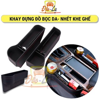 Khay Đựng Đồ Đa Năng - Hộc Để Đồ Khe Ghế Ô Tô Xe Hơi Cao Cấp. Giá 1 bên lái hoặc phụ